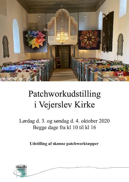 Patchwork udstilling i Vejerslev kirke 3. & 4. okt 2020